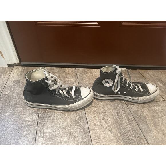 Converse Chuck Taylor All Star Platform High Top Black Gender Kids Size 5 - Picture 6 of 12